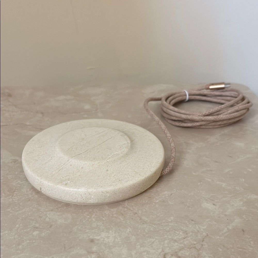 Beige Wireless Charger